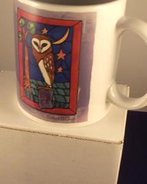 The Resting Place (Owl) Drinking Mug - Image 2