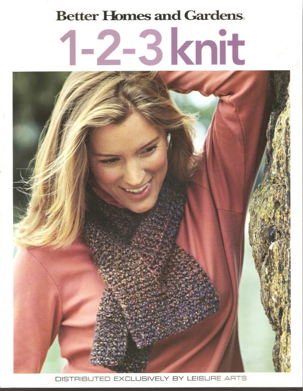 1-2-3 Knit - Instructions and Knitting Project Pattern Book