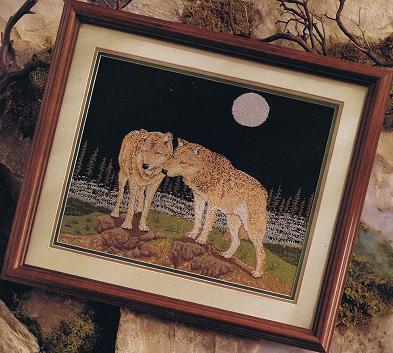 Out Of The Mist Cross Stitch Chart - Wolves - Image 2