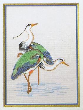 Herons Cross Stitch Chart 2 Designs By Dai Quing - Image 2