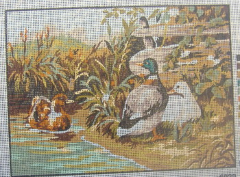 Mallards (Ducks) Tapestry Canvas