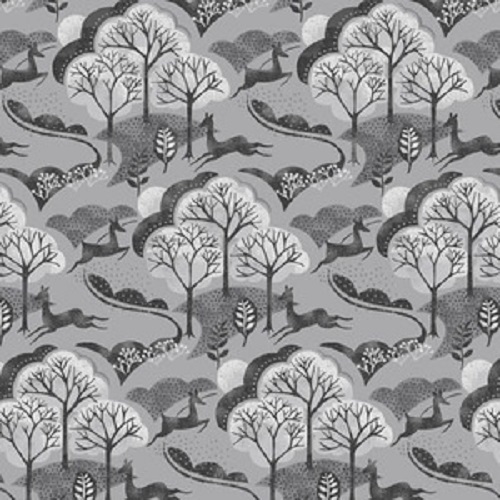 Fat Quarter Into The Woods Cotton Quilting Sewing Fabric