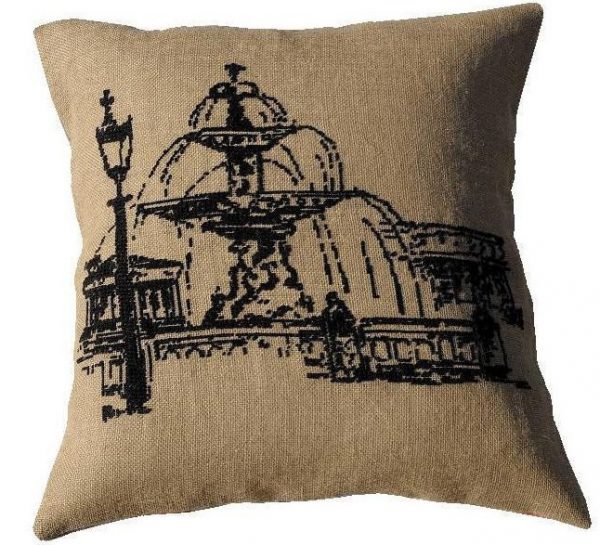 The Fountain Cross Stitch Cushion Front Kit