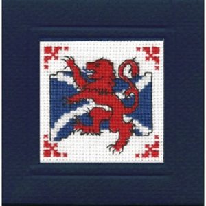 Lion Rampant Scotland Card Counted Cross Stitch Kit
