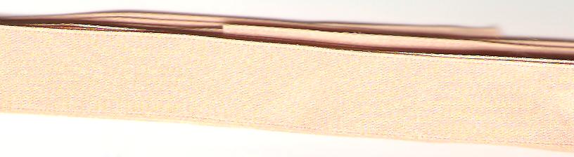 1.5 M x 15mm (58.5 x 0.6”) Peach Ribbon