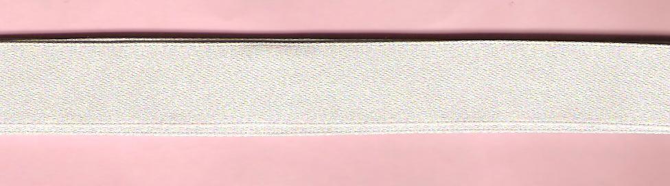 1.5 M x 15mm (58.5 x 0.6”) Silver Grey Ribbon