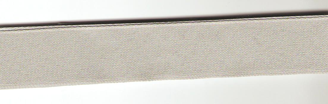 1.5 M x 25mm (58.5 x 1.0”) Dove Grey Ribbon