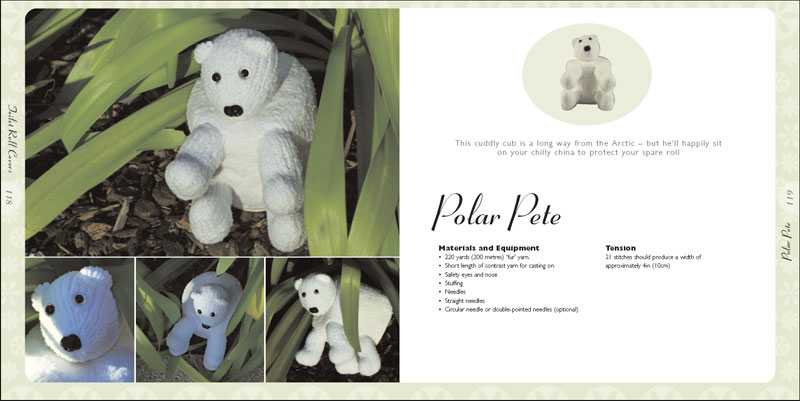 Toilet Roll Covers Knitting/Crochet Pattern Book - 30 Designs - Image 3