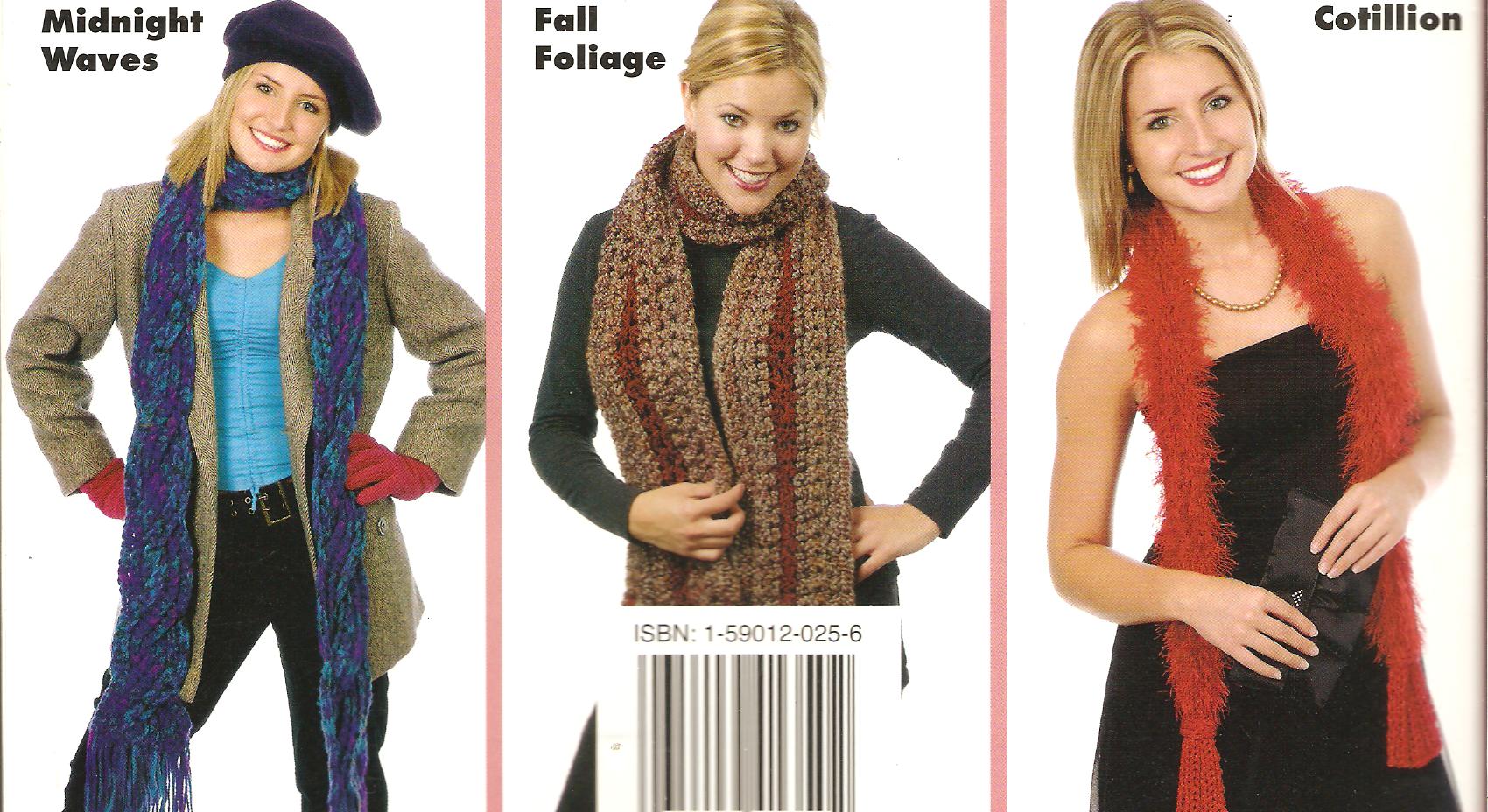 Scarves With Attitude To Knit & Crochet Pattern Booklet - Image 3