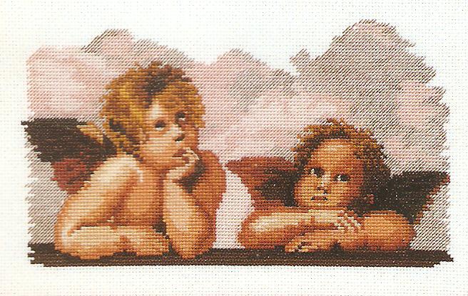 Raphael's 'Cherubs' Cross Stitch Kit