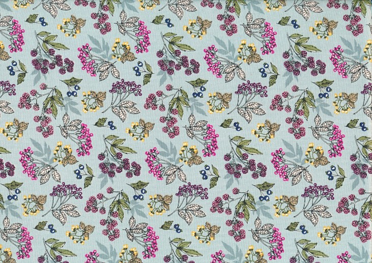 Fat Quarter Forest Fruits Cotton Quilting Sewing Fabric
