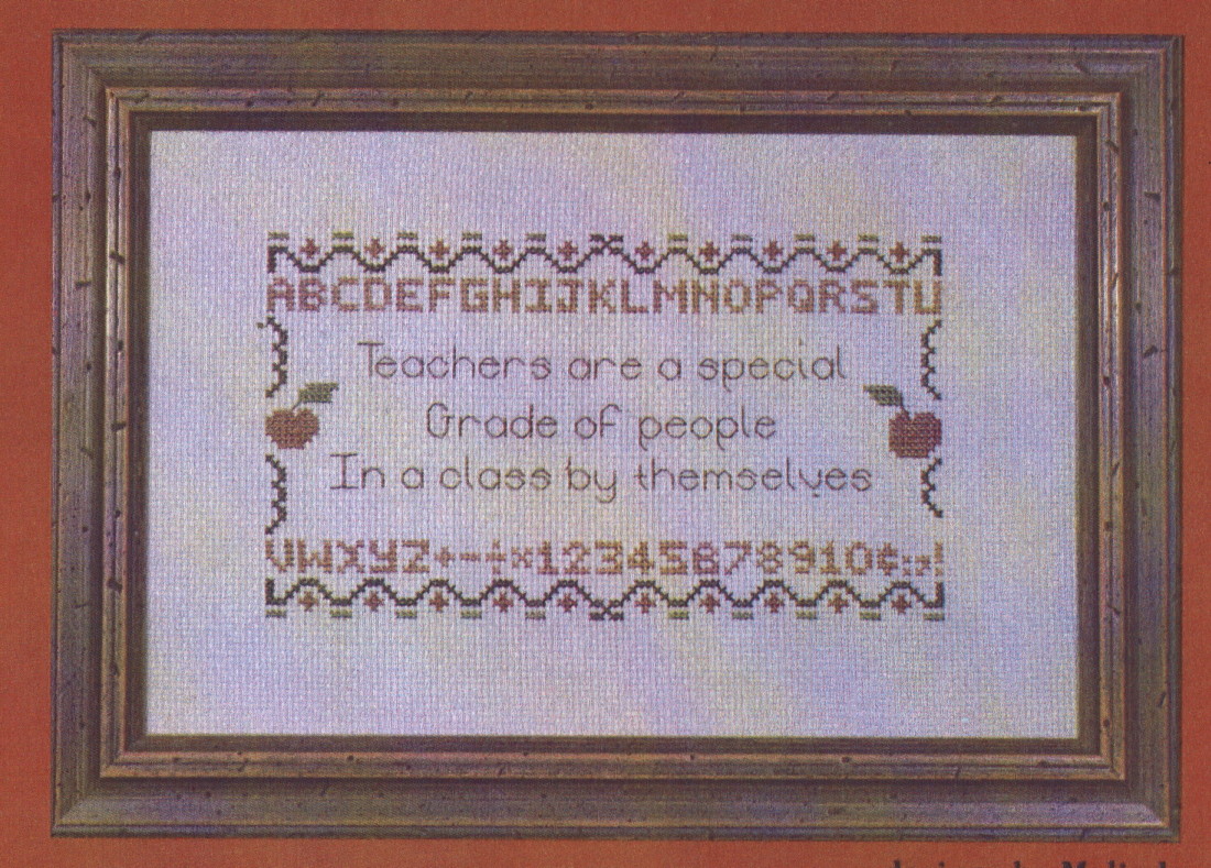 Teachers Poem Cross Stitch Chart