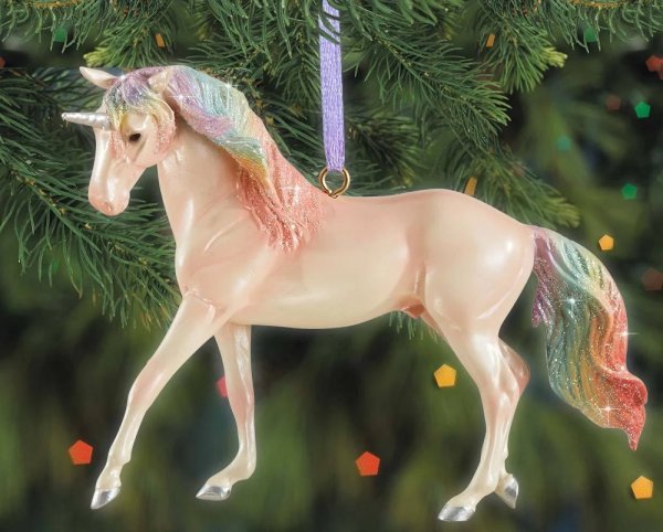 Breyer Christmas Holiday 2019 Unicorn Ornament