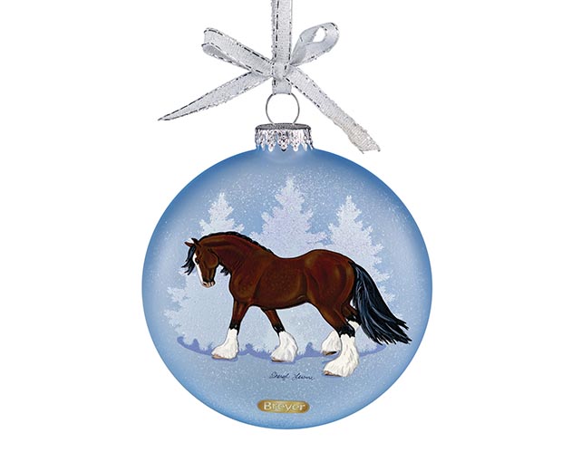 Breyer Horses Artist Signature Glass 2017 Christmas Tree Ornamen - Image 2