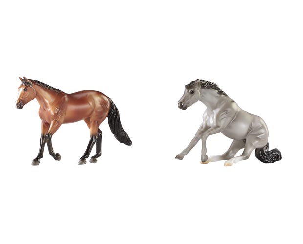 Breyer Stablemates Mystery Foal Surprise Set 2 Horses & 1 Mystery Foal