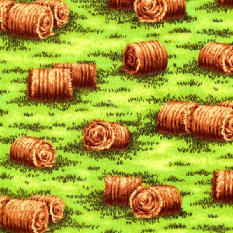 Fat Quarter Hay Bales Cotton Quilting Fabric