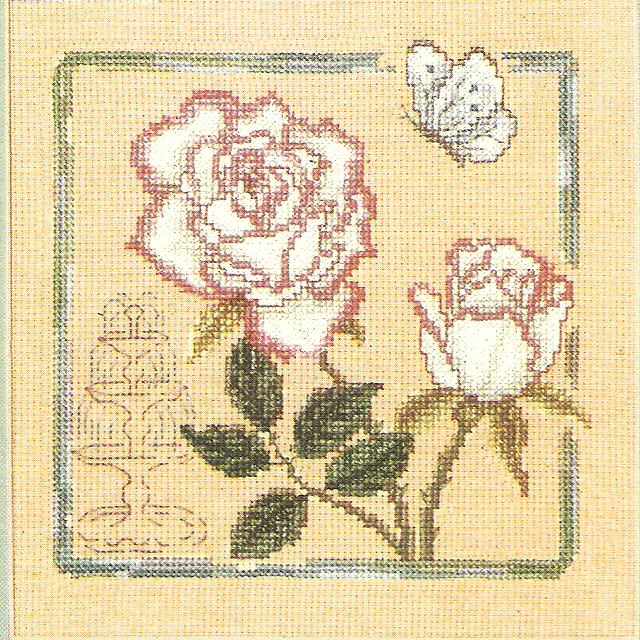 English Roses Cross Stitch Chart