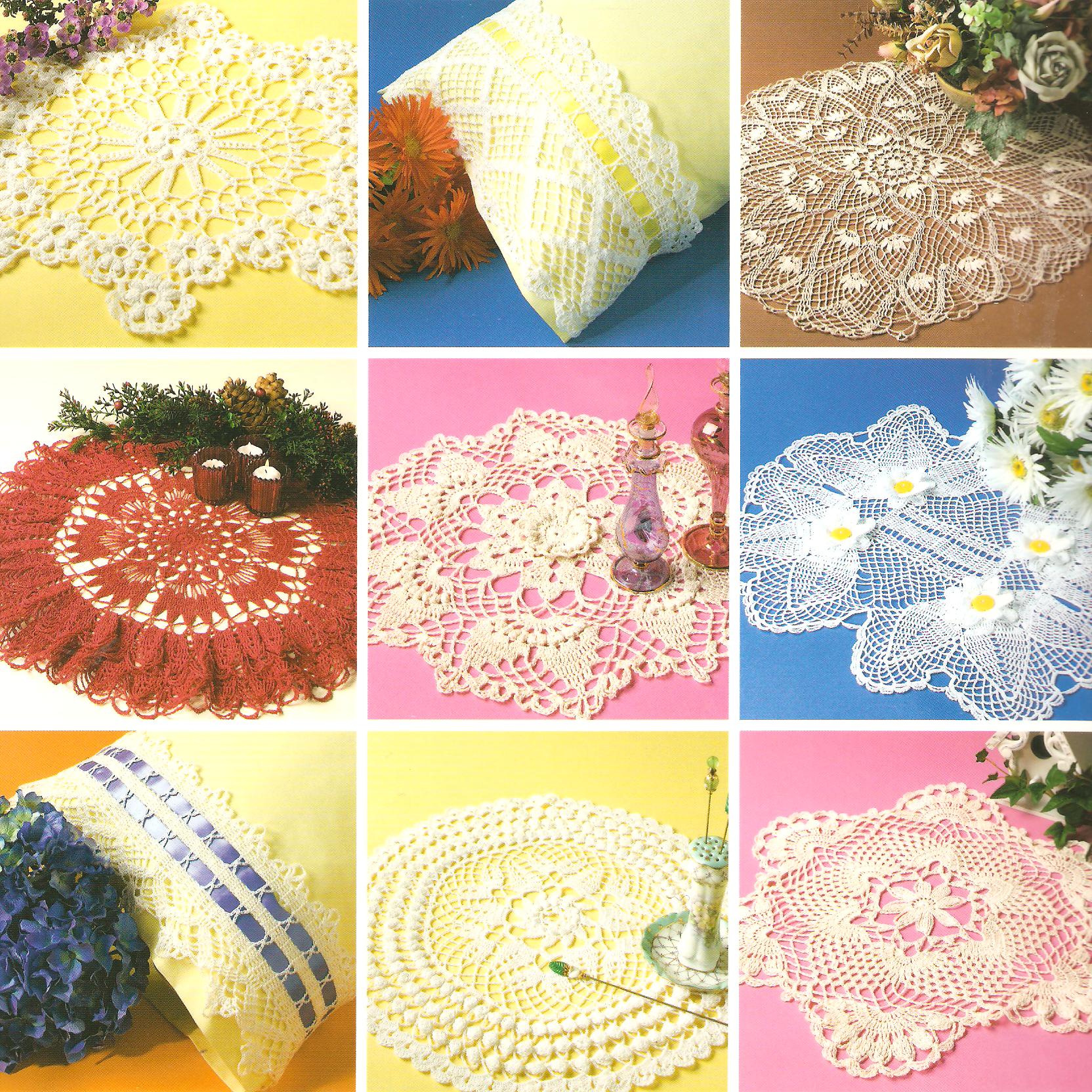Thread Fashions For The Home Crochet Pattern-17 Designs - Image 2