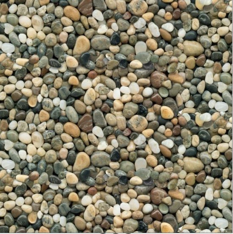 Fat Quarter Pebbles Landscape Cotton Quilting Fabric