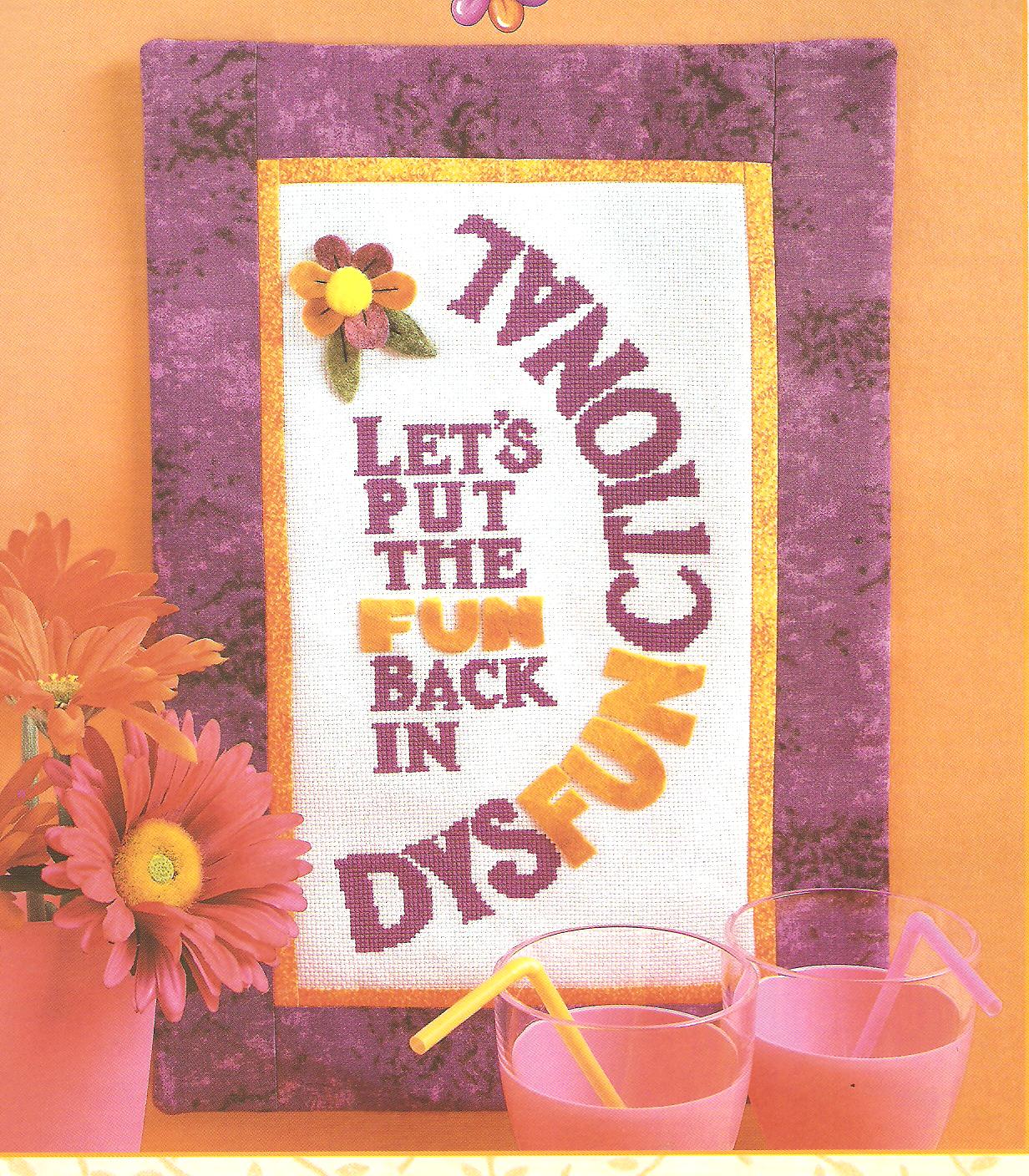 Quips & Quotes Cross Stitch Chart - 9 Projects - Image 3