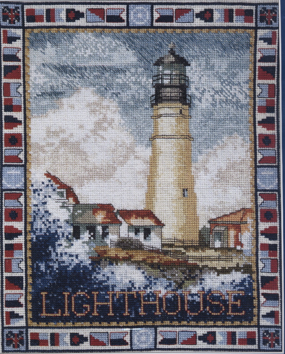 Lighthouse Cross Stitch Kit - Oceania Collection - DMC