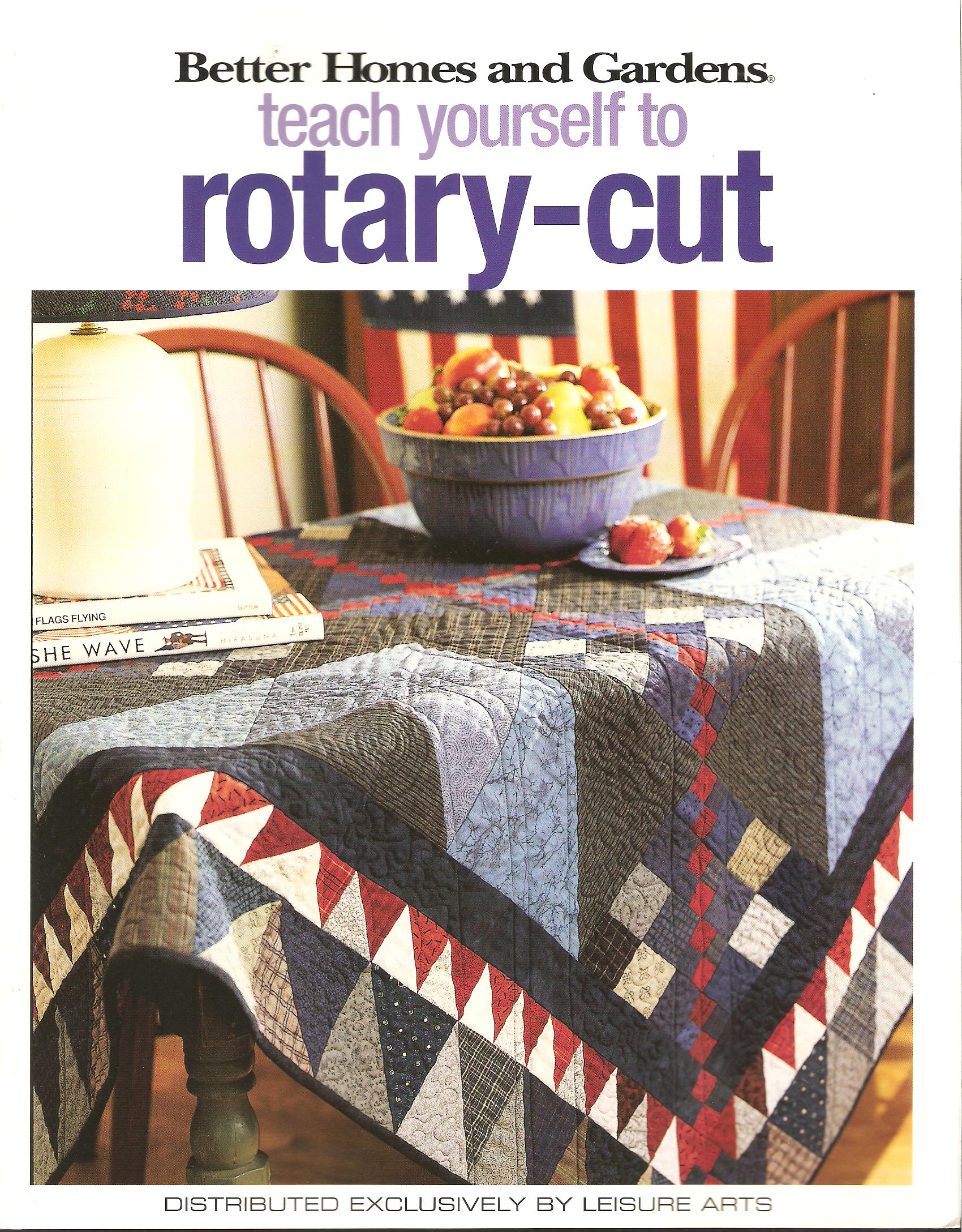 Teach Yourself To Rotary-Cut For Quilting-Pattern Book
