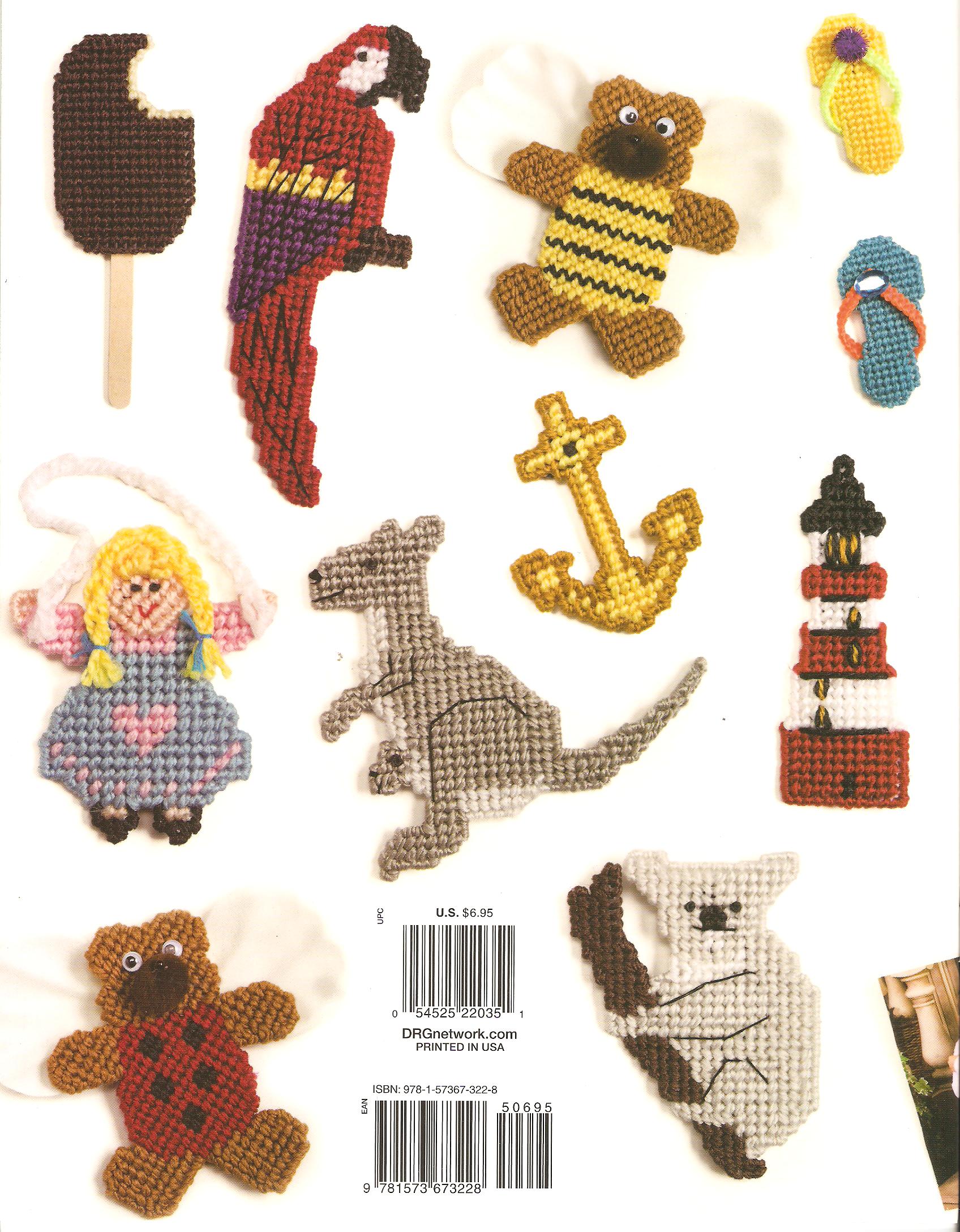Fridgie Art In Plastic Canvas Cross Stitch Chart - Image 2