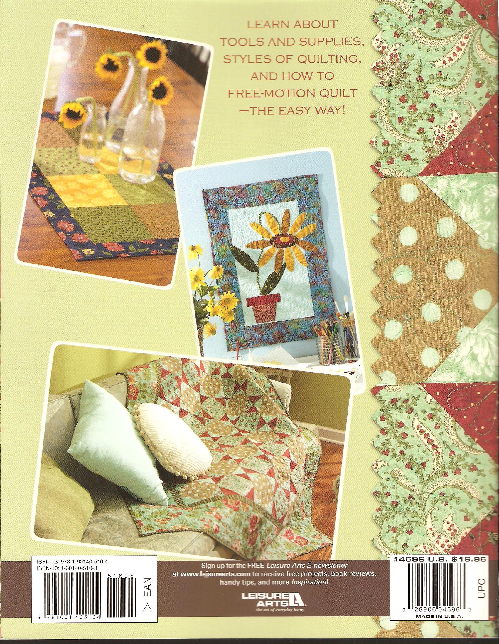 Pat Sloan's Learn To Machine-Quilt Instr & Pattern Book - Image 2