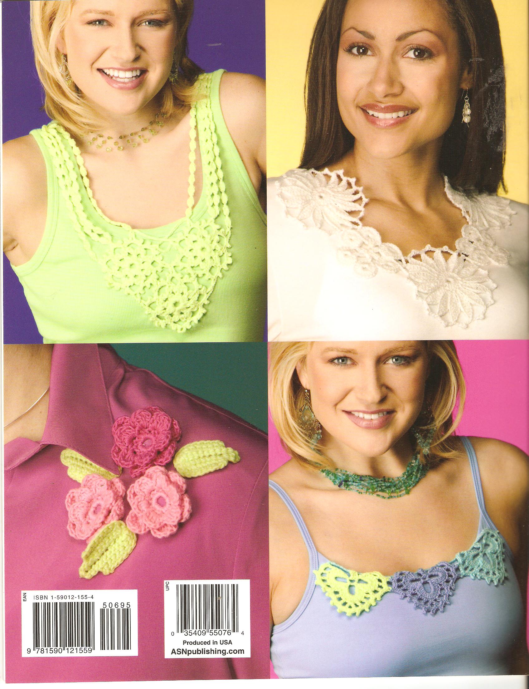 Crochet Trims for Tops Crochet Pattern Book - Image 2