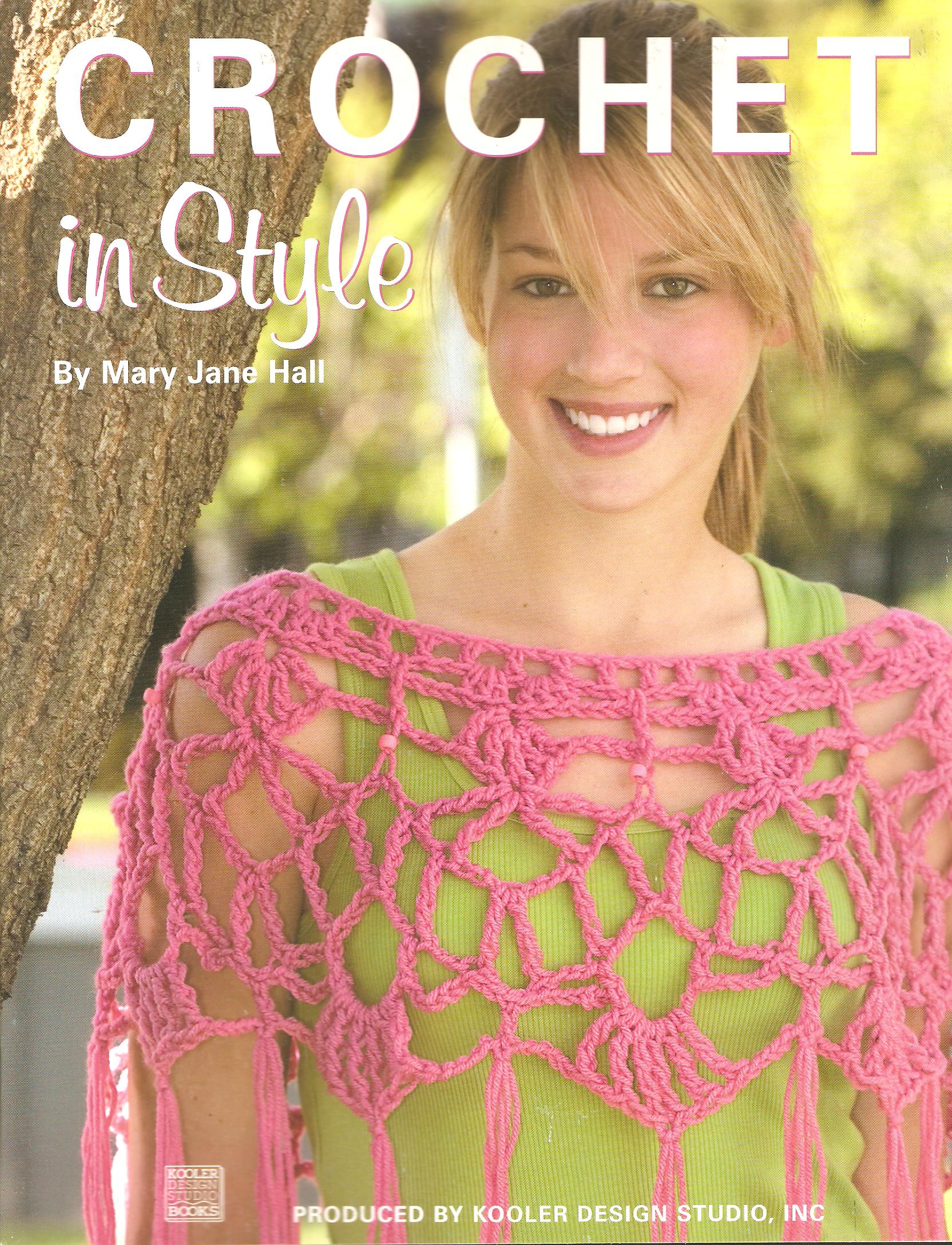 Crochet In Style Crochet Pattern Book-Scarves & Ponchos
