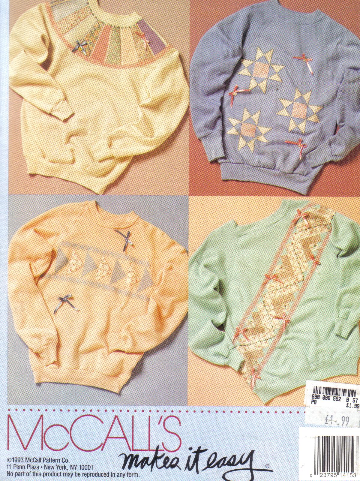 McCall's Creates Patchwork Pretenders Pattern Booklet - Image 2