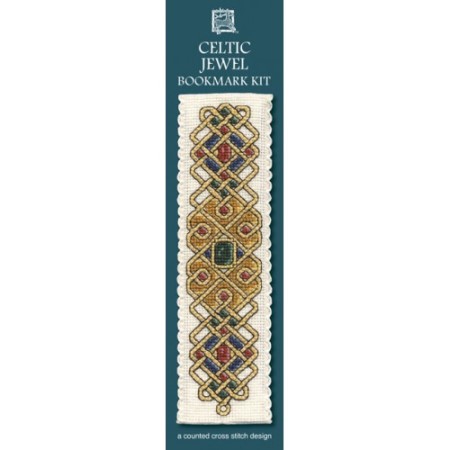 Celtic Jewel Bookmark Counted Cross Stitch Kit Textile Heritage - Image 2