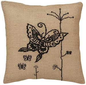 Butterfly Papillon Cross Stitch Cushion Kit - Anette Eriksson