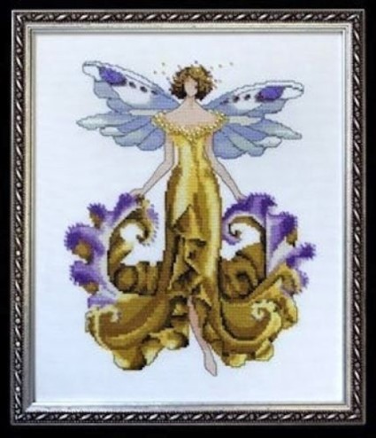 Pixie Couture Collection Iris Cross Stitch Chart Pattern