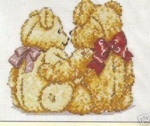 Loveable Bears Good Friends Cross Stitch Kit