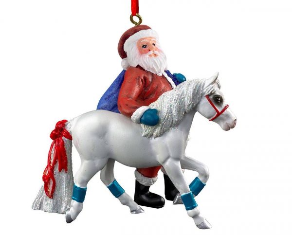Breyer Holiday 2019 Pony For Christmas Santa Horse Ornament - Image 2