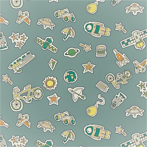 Fat Q Liberty Adventures Treasures Cotton Quilting Fabric