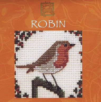 Robin Card Cross Stitch Kit