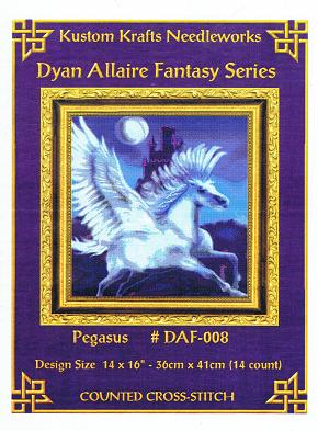 Pegasus Cross Stitch Chart - Flying Horse - Kustom Krafts - Image 2