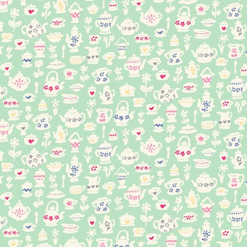 Fat Quarter Liberty Tea For Two Teacup Treasures Cotton Quilting