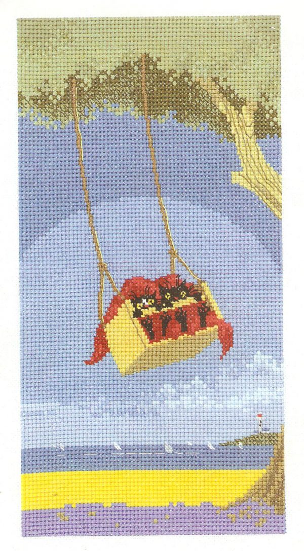 A Pair Of Swingers Cross Stitch Kit - Black Cats