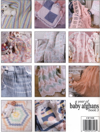 A Year of Baby Afghans Book 3 Crochet Pattern Book - Image 3