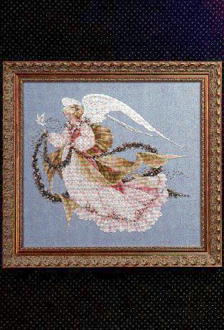 Angel Of Summer Cross Stitch Chart - Lavender and Lace