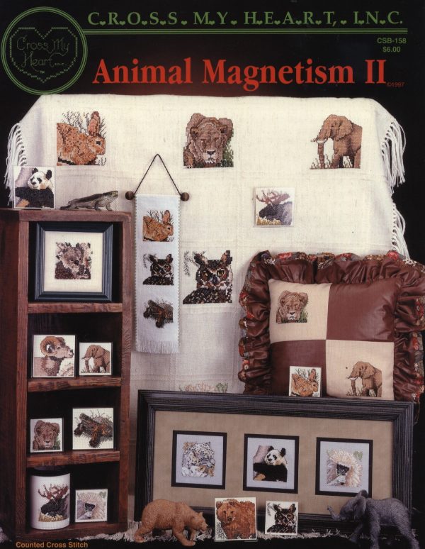 Animal Magnetism II Cross Stitch Chart - Cross My Heart