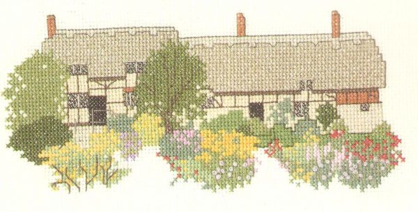 Anne Hathaway's Cottage Cross Stitch Chart