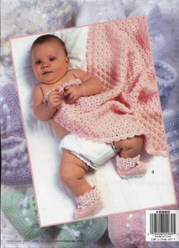 Blankets and Booties Crochet Pattern Book - 8 Designs - Image 2