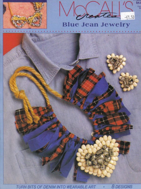 McCall's Creates Blue Jean Jewelry Pattern Booklet