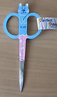 Purrfect Points 4" Cat Embroidery Scissors - Blue