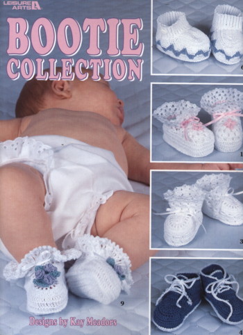 Bootie Collection Crochet Pattern Book - 10 Designs