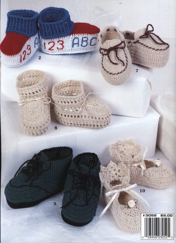 Bootie Collection Crochet Pattern Book - 10 Designs - Image 2